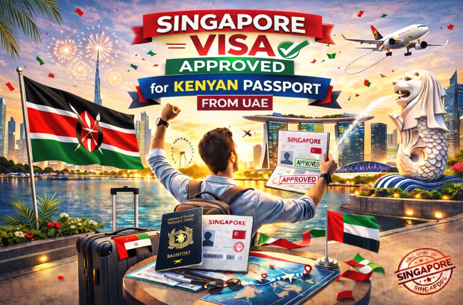 Singapore Visa for Kenyan Passport from UAE
