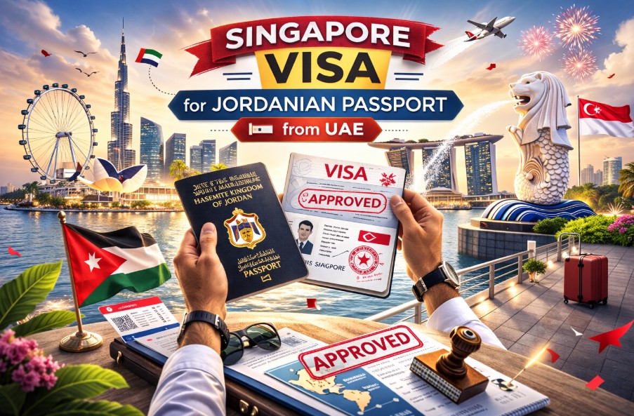Singapore Visa for Jordanian Passport from UAE