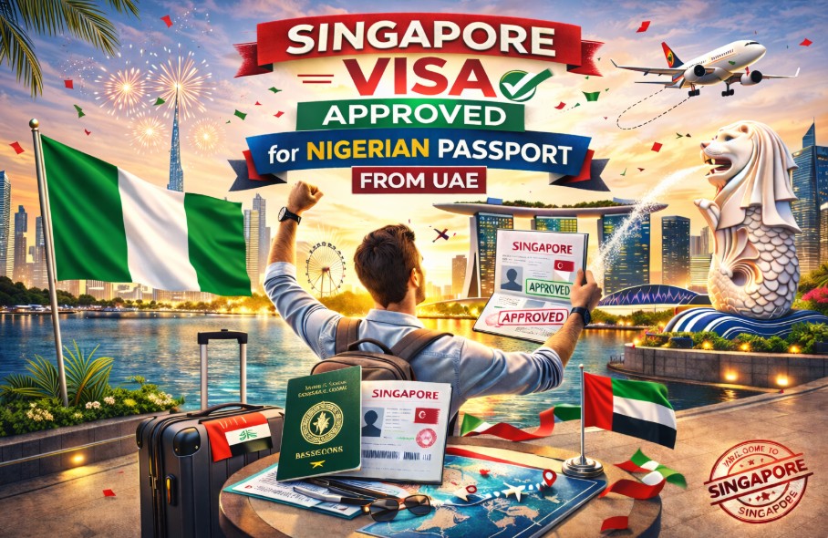 singapore visa for nigerian passport from uae