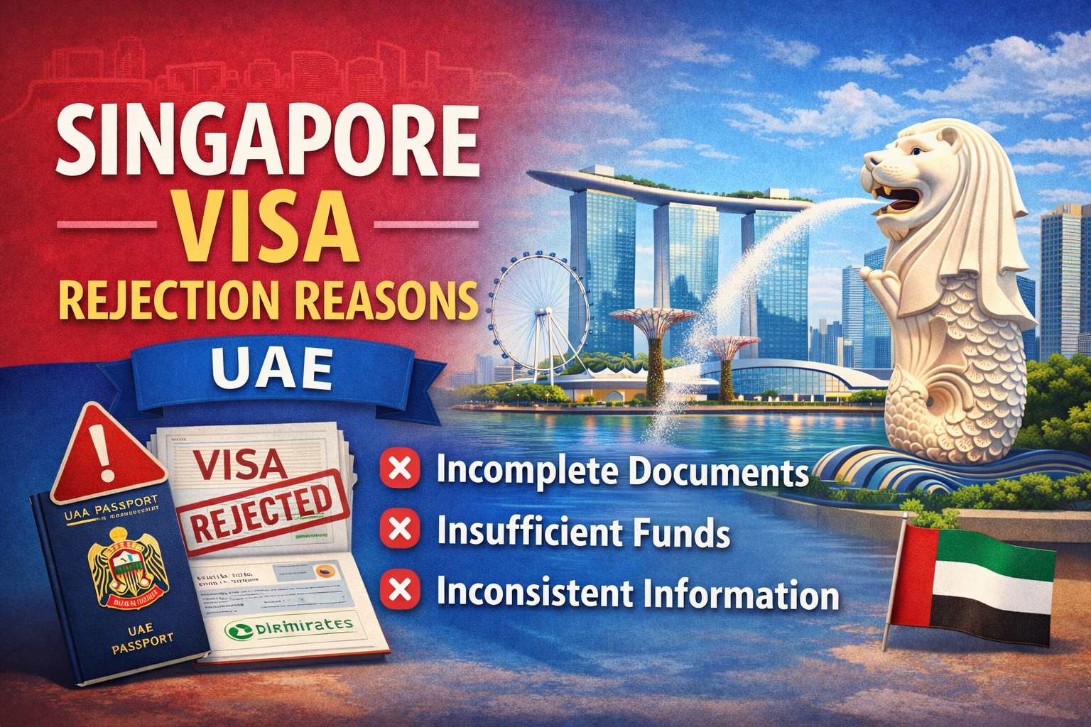 Singapore Visa Rejection Reasons UAE