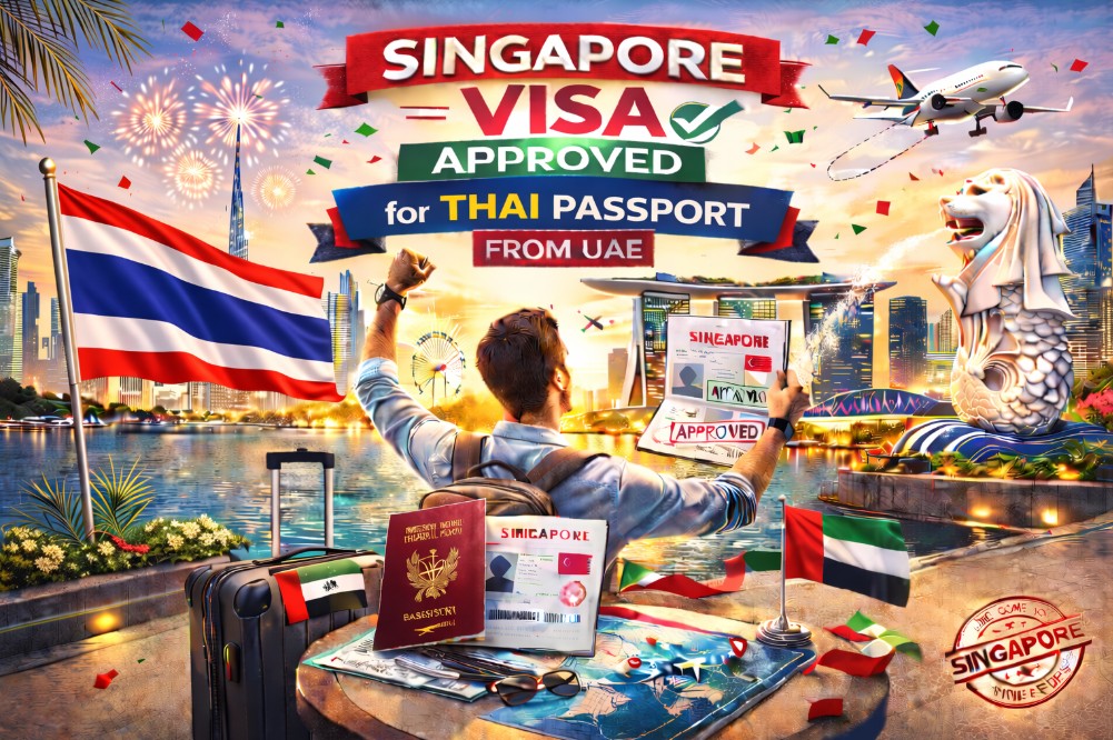 Singapore Visa for Thai Passport from UAE
