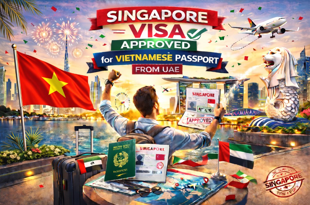 singapore visa for vietnamese passport from uae